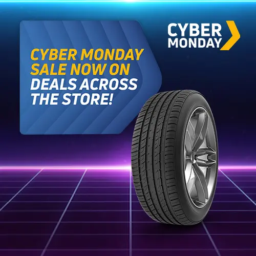 Grab a bargain in our Cyber Monday Sale! Up to 20% off tyres plus deals on servicing, brakes and more! 