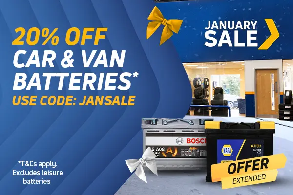 20% Off Batteries