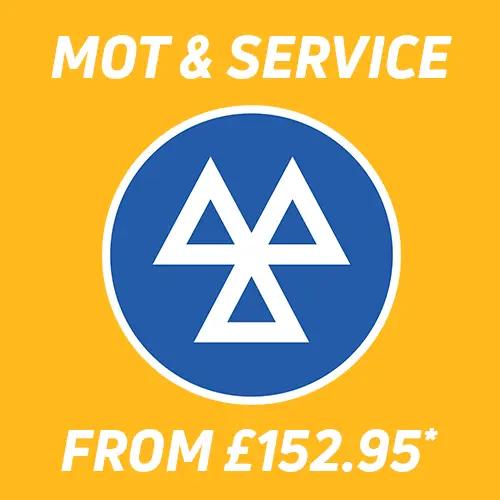 Save When You Book An MOT & Service Together! Prices from £152.95.