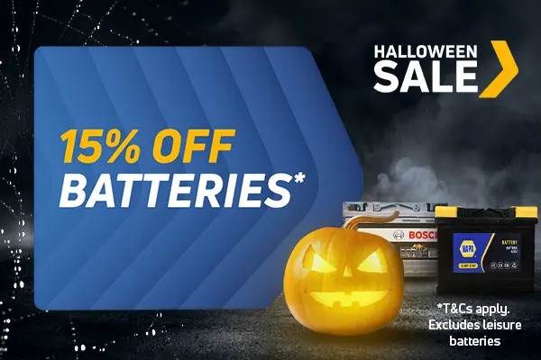 15% Off Batteries