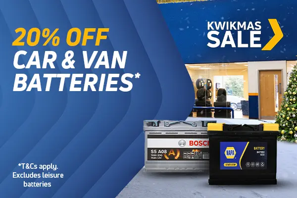 20% Off Batteries