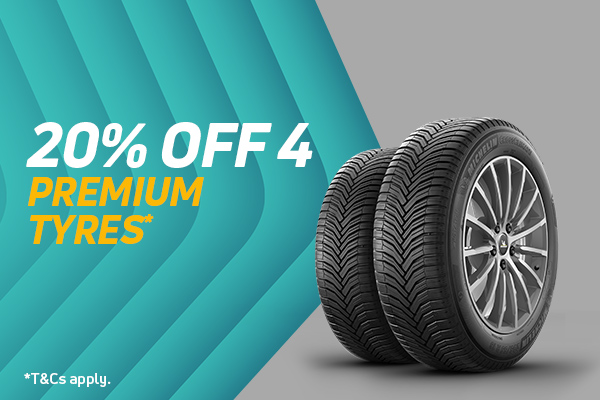 20% Off Premium Tyres