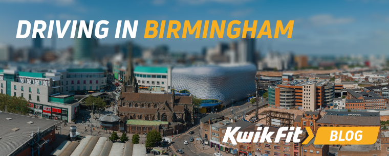 Buildings surrounding the Birmingham city centre.