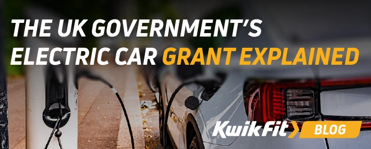 Electric car plugged in